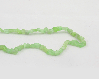 Katzenaugen Glasperlen, 5x4mm, Splitter/Chips, hellgrün,1 Strang