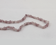 Katzenaugen Glasperlen, 5x4mm, Splitter/Chips, lila,1 Strang